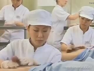Japanilainen sairaanhoitaja työskentely karvainen peniksen, vapaa x rated elokuva b9