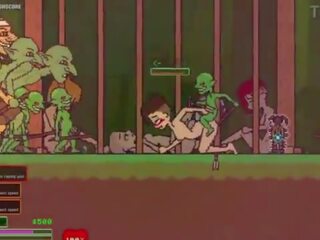 Captivity &vert; peringkat 3 &vert; telanjang perempuan survivor fights beliau cara melalui oversexed goblins tetapi fails dan mendapat fucked keras menelan liters daripada air mani &vert; hentai permainan gameplay p3