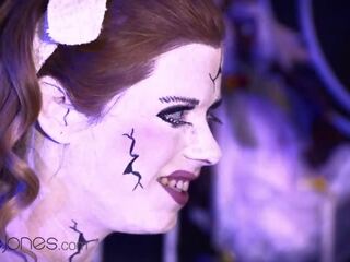 Dane Jones Czech femme fatale Crissy Fox Nightmare Doll Halloween Cosplay dirty video