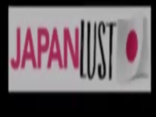 Japanese teen bent over for creampie