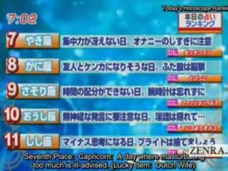 Subtitled japan nyheter tv klipp horoscope overraskelse blowjob