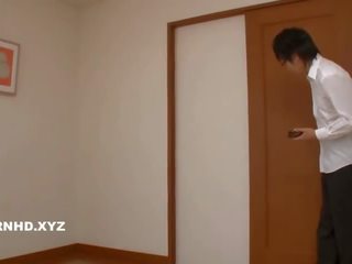 Magnificent jav femme fatale fucked by stranger as brother watches