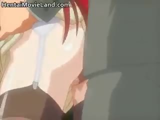 Sexy Redhead Anime beauty Gets Tiny Snatch Part4