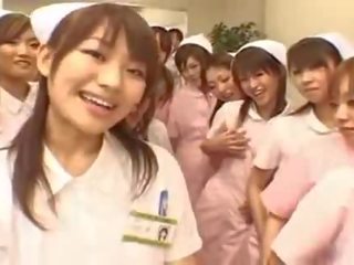 Azjatyckie pielęgniarki ciesz się dorosły film na top