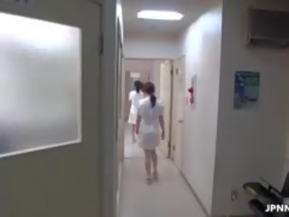 Japanisch krankenschwester wird verdorben mit ein lasziv part6