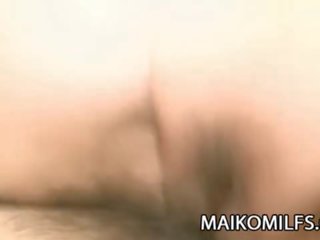 Gordinhas núbil japonesa kumiko kaga obtendo dela cona teased