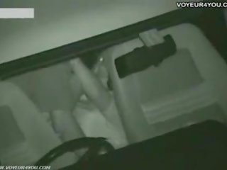 Infrared kamera avto parkirati seks posnetek